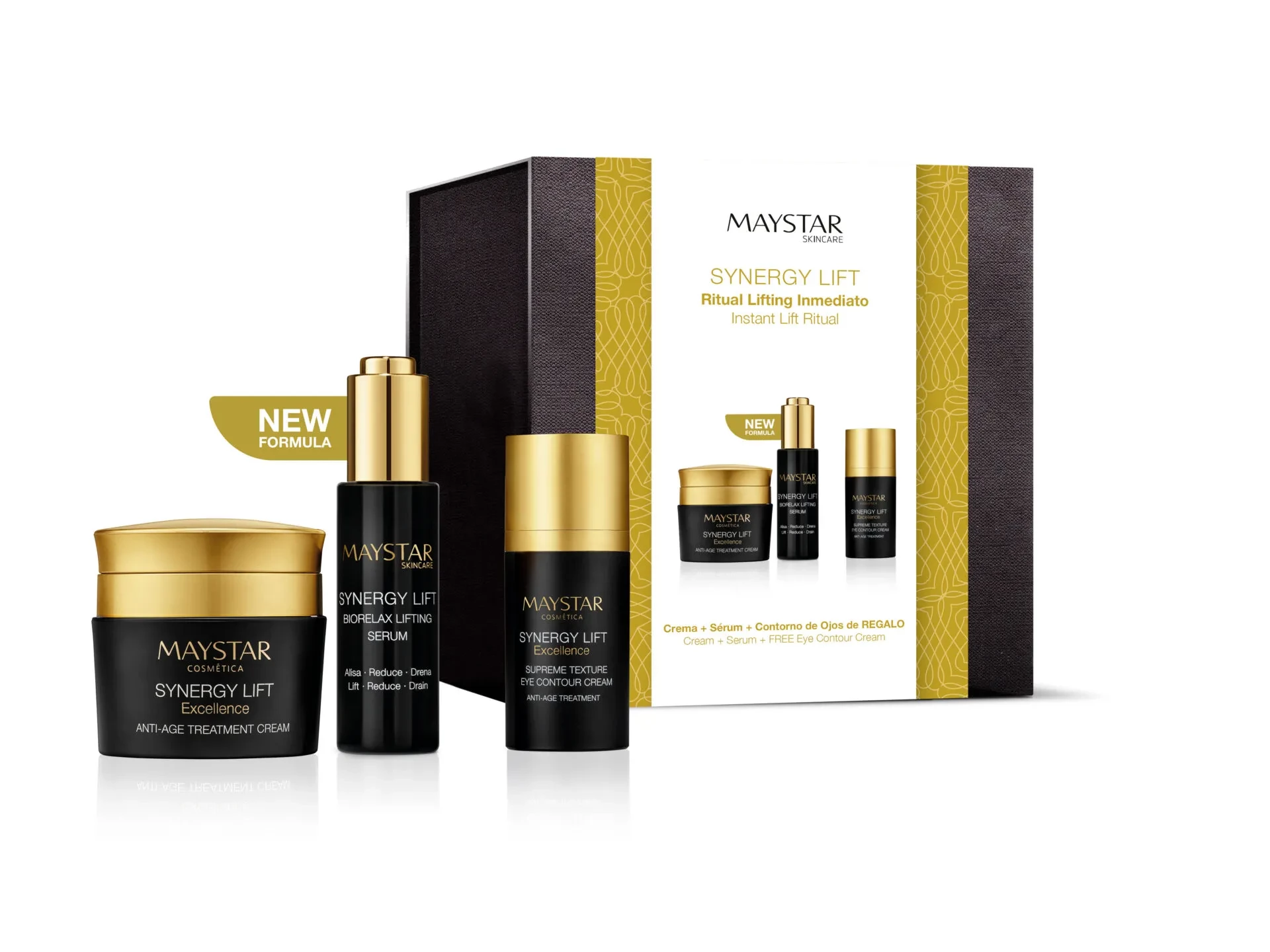 Maystar Synergy Lift – Instant Lift Ritual - Brandžiai normaliai ir sausai odai, sausai odai ir brandžiai odai, priemonė