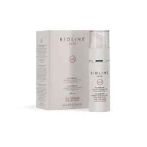 Bioline CC kremas veidui, Universalus Spalvos korektorius su SPF30, visų tipų odai, atspalvis prisiderina prie odos ir išlygina išvaizdą