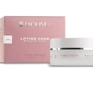 Bioline Lifting Code stangrinamasis-maitinamasis kremas, visų tipų odai, užtikrina raukšlelių užpildymą, stangrumą suteikiantį bei veido kontūrus pakeliantį efektą