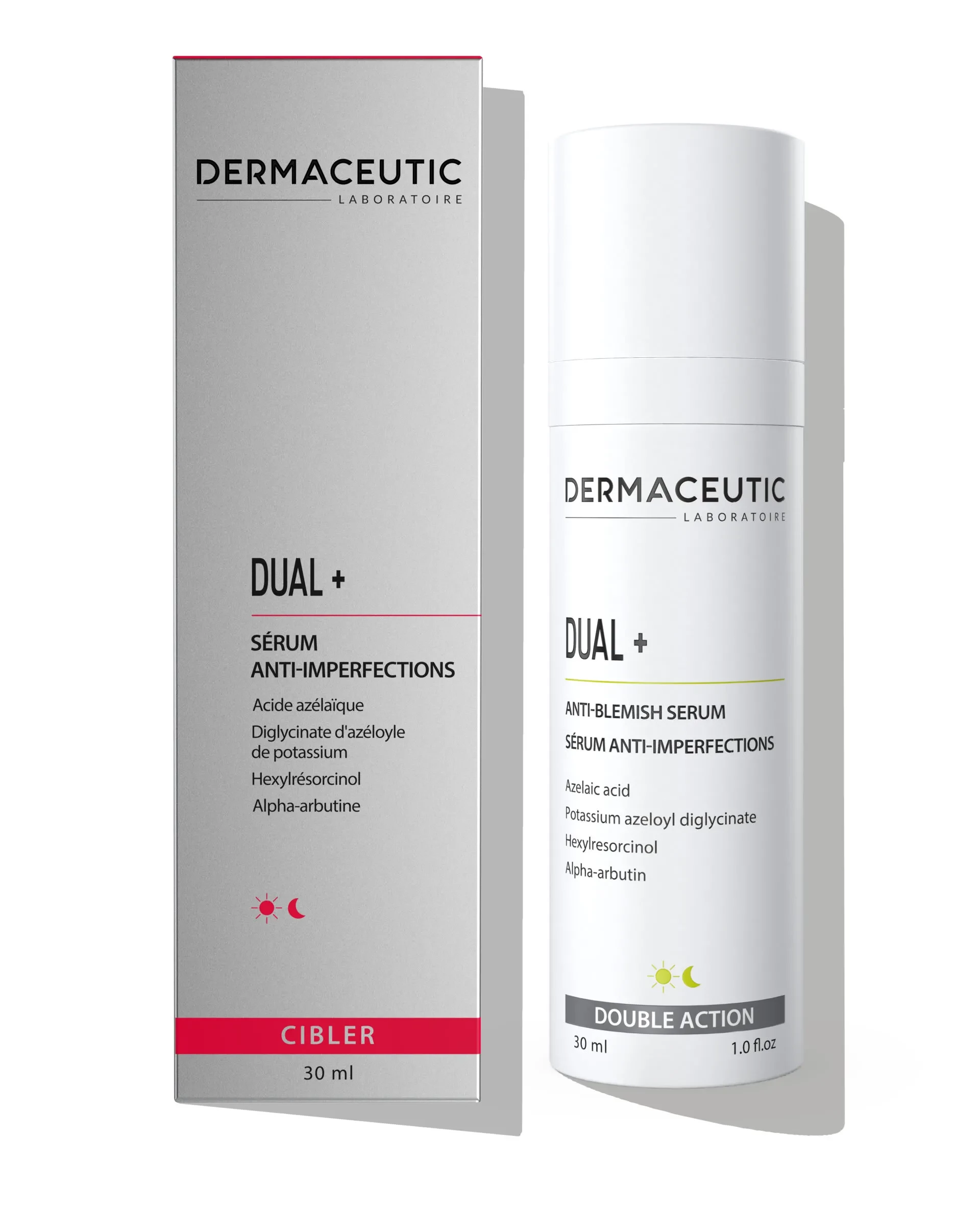 Dermaceutic DUAL+, visų tipų odai, serumas nuo pigmentinių dėmių