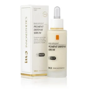Innoaesthetics Inno-Epigen® Pigment Defense Serum, pigmentuotai odai, serumas pigmentinių dėmių mažinimui