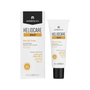 HELIOCARE 360 Gel Oil-Free apsauginis gelis riebiai odai SPF50+, 50 ml