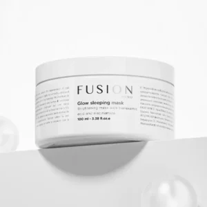 Fusion Mesotherapy GLOW SLEEPING MASK/ Naktinė šviesinamoji kaukė prieš odos senėjimą, 100 ml