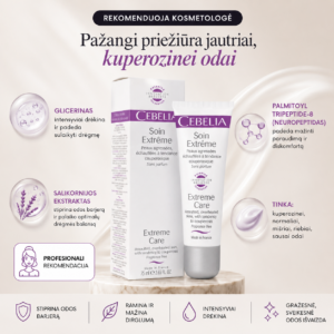 CEBELIA Soin Extreme drėkinantis ir raminantis veido ir kūno kremas, 75ml