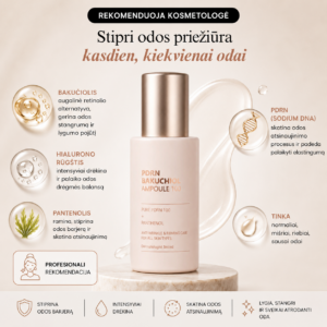 CUSKIN dvigubos funkcijos serumas su grynuoju PDRN ir bakučioliu, 35ml